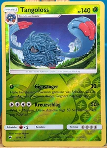 POKEMON - Noche en llamas - Tangoloss - 8/147 - REVERSE HOLO - alemán - Imagen 1 de 1