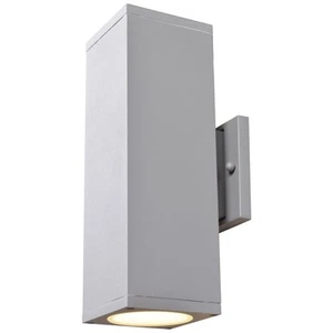 Access Lighting 20033LEDMG-SAT/FST Bayside-30W 2 LED Outdoor Medium Square Wall - Picture 1 of 2