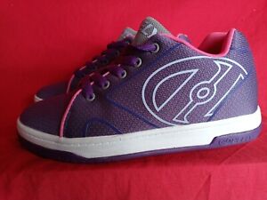 Heelys Youth 5 Wo's 6 Propel Knit HE10045 Purple / Pink Skate Sneakers Shoe 