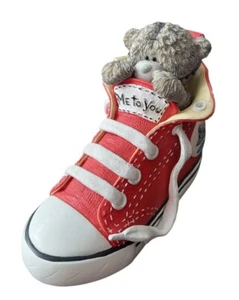 Me To You Tatty Teddy Bear Figurine All Laced Up 2008 Ornament - Picture 1 of 12