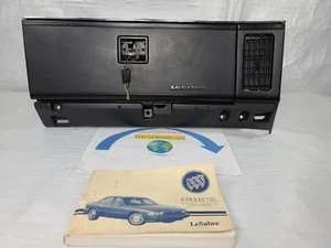 1992-1993 Buick LeSabre glove compartment w/ lock keys and one owner's manual - Picture 1 of 12