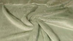 Material de tela de piel sintética súper lujoso - VERDE LIQUEN - Imagen 1 de 1