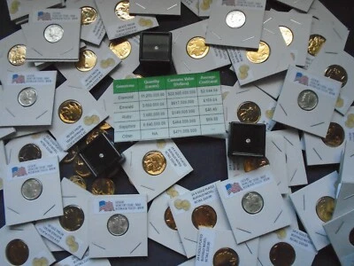 Estate lot Sale US Coins ~ GOLD, SILVER COINS, DIAMONDS- 10 PC. LOTS-INVEST NOW - Image 1 of 4