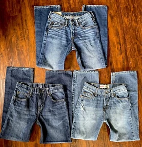 Abercrombie, Gap, Levis Jeans 3 Stück Größe 14 Jugend gerades Bein - Bild 1 von 8