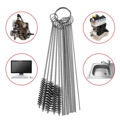 Carburetor Cleaning Tool Needles Brushes Set For Motorcycle Carb Jet Clean tools - Image 1 of 4