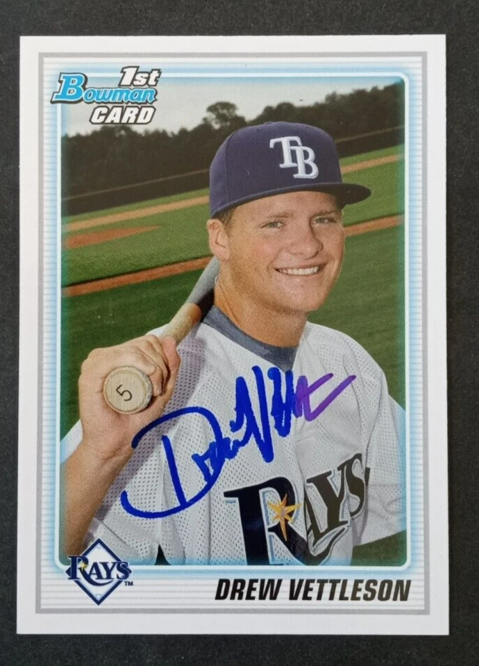 2011 Bowman SIGNED: Drew Vettleson, RAYS BDPP59 - Image 1 of 1