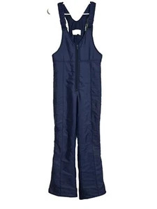 Vintage DiTrani Adult Sz 30 Ski Bib Snow Suit Pants Navy Stretch Apres Canada - Picture 1 of 22