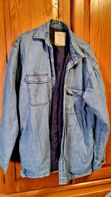 Arrow Blue Jean Co  Workwear  Quilted Denim Jacket  Medium  (B23) - Image 1 of 3