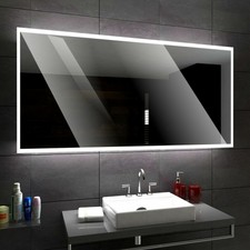 Boston ILLUMINATO LED specchio del bagno personalizzato misura | VARIANTI