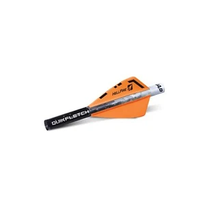 White, Quickfletch 2" Hellfire Fletching (6 Pack), Orange, 6 Count (Pack of 1) - Picture 1 of 6
