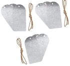 Galvanized Metal Tags 4x2-inch Round Top, 9-ct. By Crafter's Square