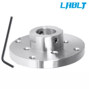 LABLT 4" Steel Wood Lathe Face Plate 1" 8tpi Threaded With Locking Set Screw - Picture 1 of 10