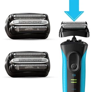 Braun Serie 3 Cabezal de Afeitadora de Repuesto Paquete de 2 Compatible S3 3040s 3080s - Imagen 1 de 7