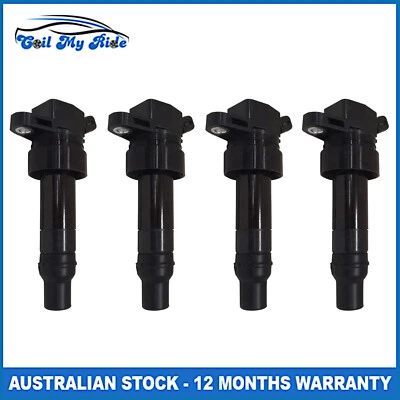 Set of 4 Ignition Coils for Hyundai Veloster Kia Cerato Pro Cee'd 2012-2017 1.6L - Image 1 of 3