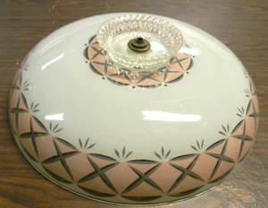 Vintage Original SHADE ONLY for a Porcelier Porcelain Light Fixture - Picture 1 of 6