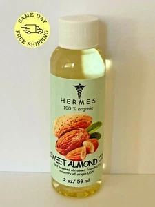 SÜSSMANDELÖL von Hermes BIO KALTGEPRESST 2 Unzen - Bild 1 von 1