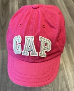 Gap BabyGap Kids Hot Pink Baseball Hat Size S/M Stretchy EUC - Picture 1 of 10