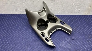 01-07 SEQUOIA * CENTER CONSOLE CUPHOLDER BEZEL TRIM*  OEM Hammered Grey Silver - Picture 1 of 6