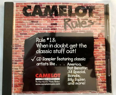 Camelot Rules - CD Sampler Of Classic Rock - 1997 Music CD Foto 1 de 3