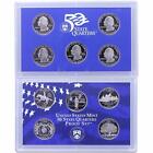 1999 S Proof State Quarter Set Gem Dcam No Box or Coa 5 Coins Cn-Clad Us Mint