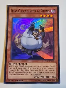 Djinn Cursenchanter of Rituals THSF-EN038 Super Rare 1st Edition Yugioh TCG - Picture 1 of 2