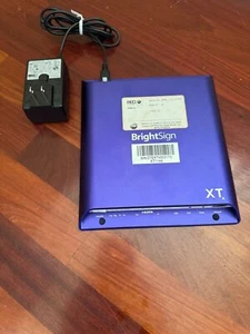 BrightSign XT4 Expanded I/O Player Model XT1144 with AC Adapter - Picture 1 of 9