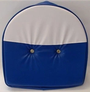 Blue and White T295BW Tractor Pan Seat Cover for Ford John Deere Massey Harris - Picture 1 of 1