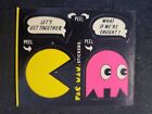 1980 Fleer PAC-MAN #47 Together Caught Sticker card Bally Midway Video Game 