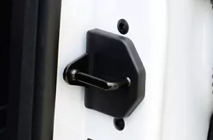 Fit For Range Rover Evoque 2012-2019 Black Door Lock Protection Cover Trim 4pcs - Foto 1 di 6