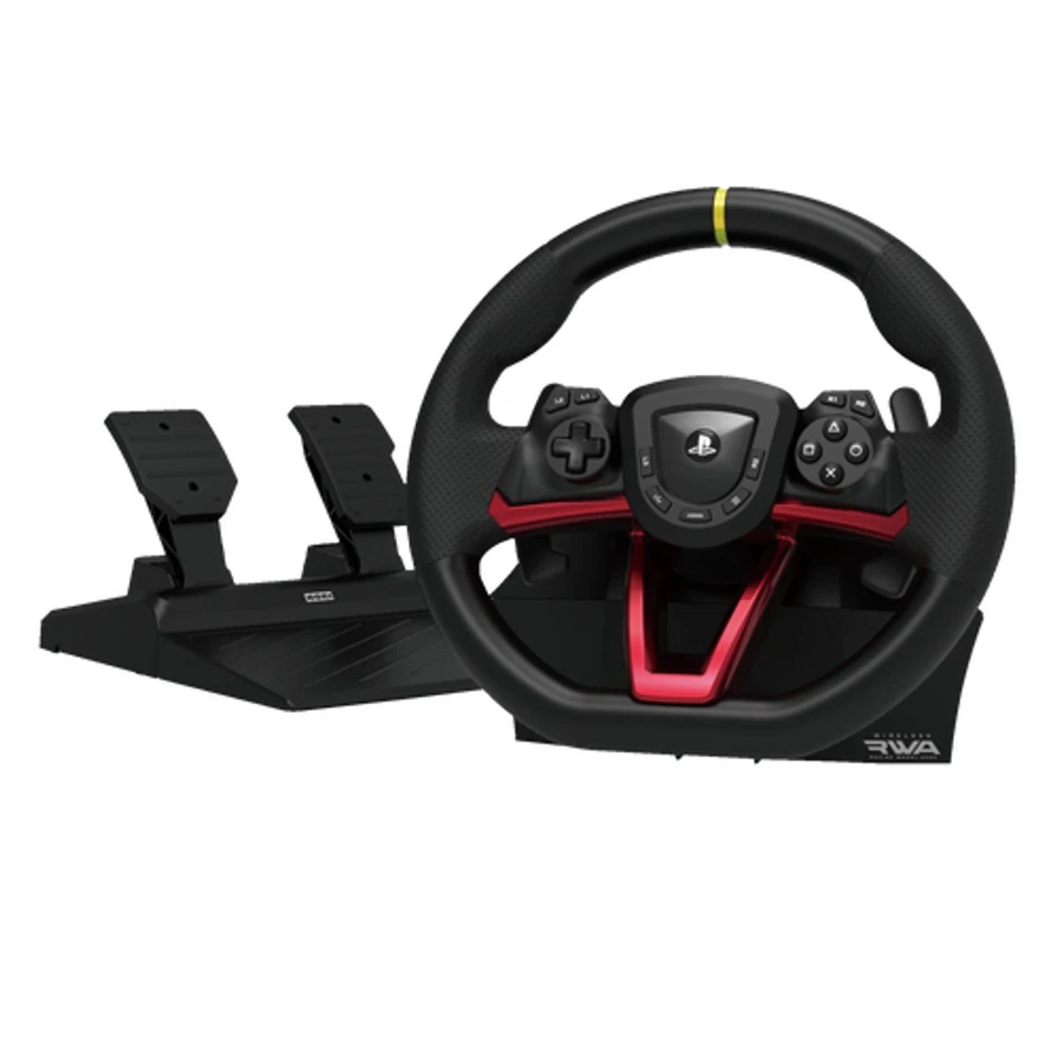 Hori SPF-022U Steering Wheel + Pedals PC Playstation PS4 PS5 D-pad 270 Wired 10m - Image 1 of 1