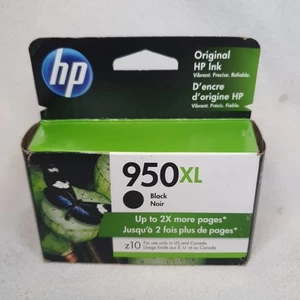 Genuine HP 950XL Black Ink Cartridge NEW SEALED EXP 02/2022 Hewlett Packard - Picture 1 of 5