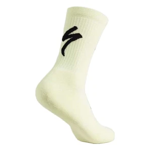 Specialized Butter Techno MTB Tall Logo Cycling Socks - Regular Price - $25 - Picture 1 of 4