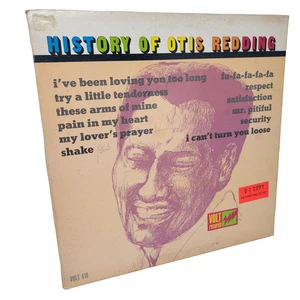 Otis Redding History Of LP vg white label promo 33rpm Vinyl Record Album - Imagen 1 de 4