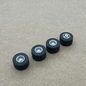 SP| 017 4x Drive Wheels And Tyres Set “used” 1:50 Scale - Picture 1 of 2