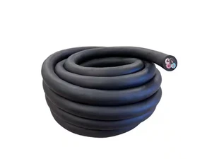 WindyNation 15 ft. 10-Gauge 4 Conductor 600-Volt Black SOOW Cable Cord - Foto 1 di 3