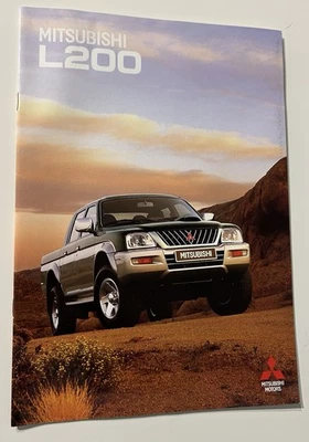 Brochure Depliant Mitsubishi L200 Luglio 2002 Italiano - ottime condizioni - Immagine 1 di 4