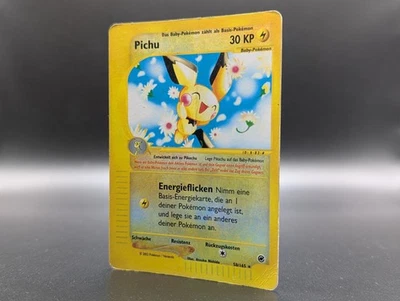 Pichu 58/165 Reverse Holo Expedition - E Series 2002 Deutsch Pokemon Karte - Bild 1 von 4