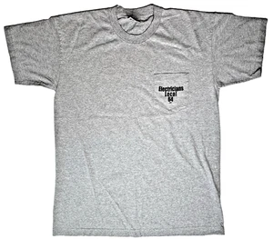 Camiseta gris Electricians Local Union IBEW 64 Youngstown OH para hombre talla L hecha en EE. UU. - Imagen 1 de 6