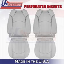 2008 2009 2010 2011 2012 Fits Buick Enclave Driver Passenger Leather Cover Gray