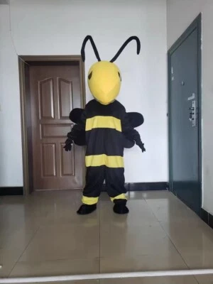 Abeja Avispón Mascota Disfraz Traje Juegos con disfraces Fiesta Juego Vestido Conjunto Halloween Foto 1 de 3