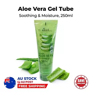 EKEL 250ml Purity Aloe Vera Soothing Moisture Gel Tube Face Skin Korean - Picture 1 of 6