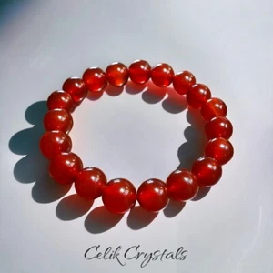 Carnelian Bracelet Natural Stones - Picture 1 of 3