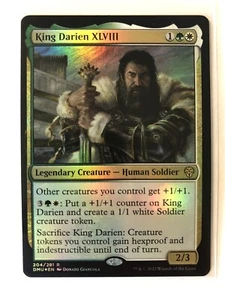King Darien XLVIII Foil Dominaria United DMU MTG Magic The Gathering Pack Fresh - Picture 1 of 1