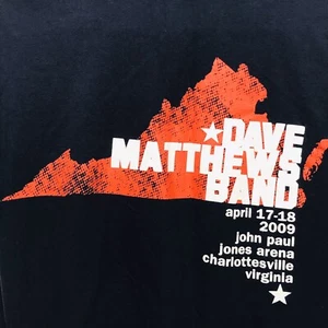 Dave Matthews Band T-Shirt Small Navy Blue Anvil Charlottesville VA April 2009 - Bild 1 von 8