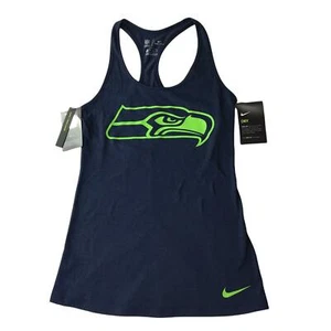 NWT Nike Seattle Seahawks Tank Top Racerback Dri - Fit Blue Green XS - Picture 1 of 8