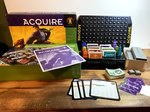 Acquire Game Of Corporate Acquisitions - Hasbro 1999 •Avalon Hill 41305 COMPLETE - Picture 1 of 7