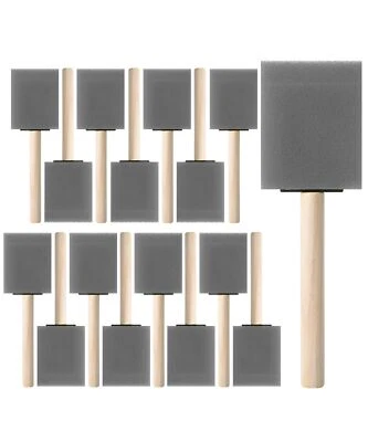 16 Pack 2 Inch Foam Paint Brushes for Staining Acrylic Varnishes DIY Crafts - Image 1 of 4