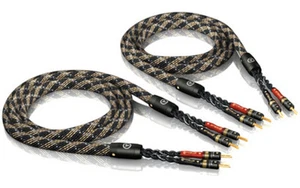 Viablue SC-4 Argento Serie Filo Singolo Cavo Altoparlanti IN Lunghezze 1,5m - - Afbeelding 1 van 6