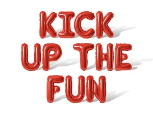 KICK UP THE FUN Letter Balloon Banner - Soccer Birthday Theme Party Decoration - Picture 1 of 55