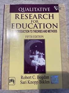 Qualitative Research for Education: An Introduction to Theories and Metho - GOOD - Picture 1 of 5
